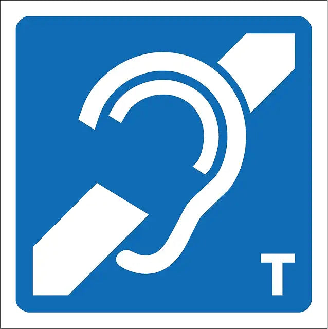 Induction Loop Sign Stickers (Pair)